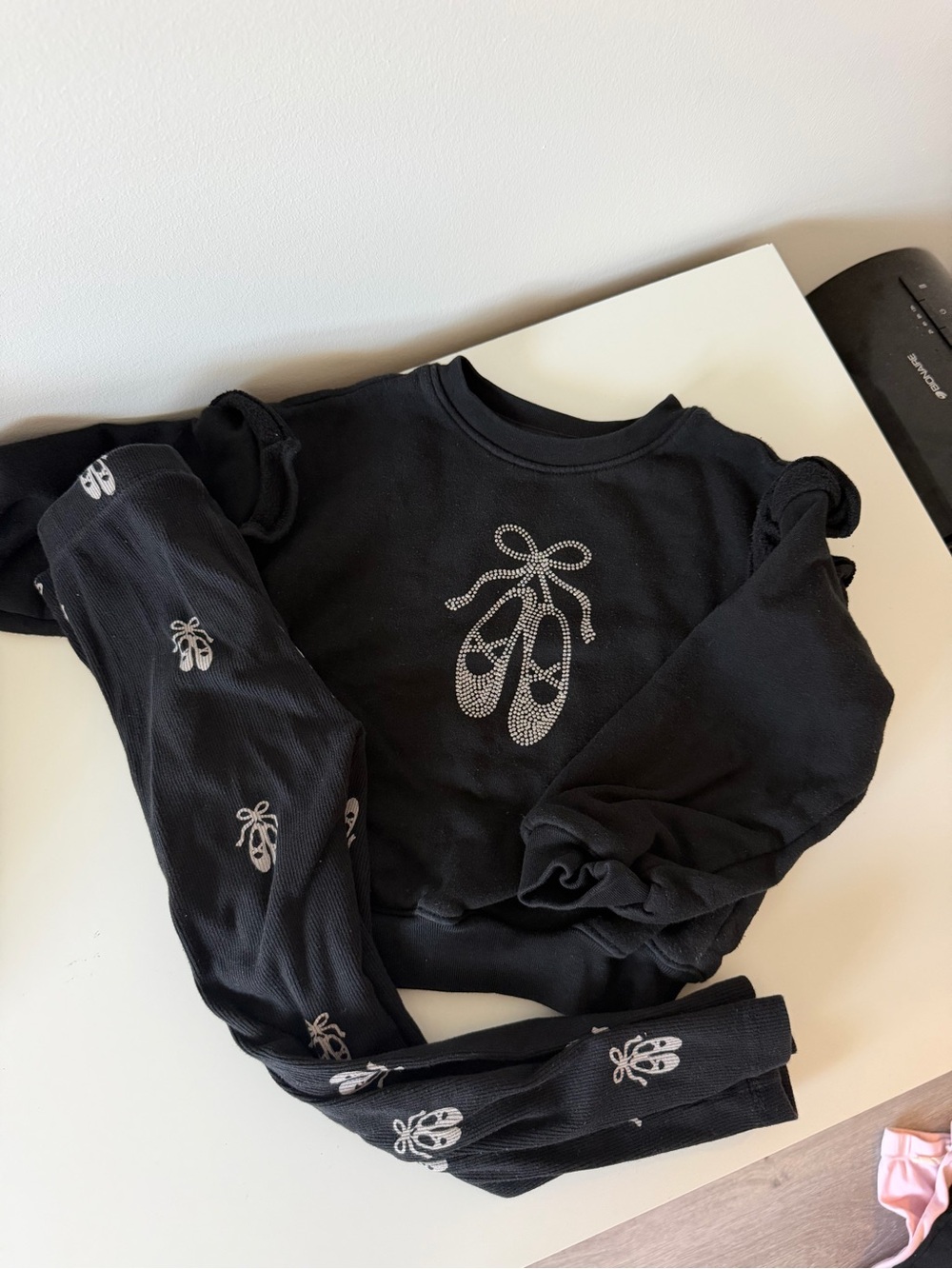 GAP Black Ballet Slippers Kids Matching Set